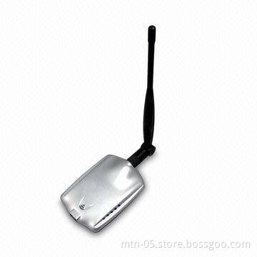 High Power 500mW Wi-Fi USB Adapter with 64/128/256-bit WEP Encryption